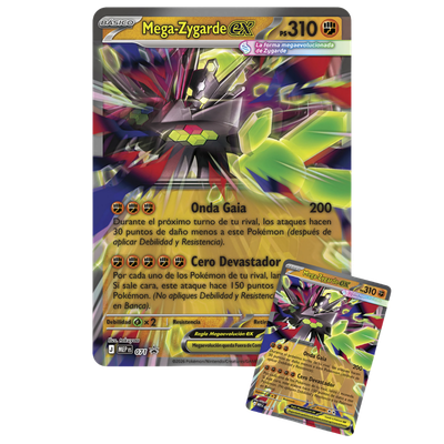 Caja colección premium mega zygarde EX - Español