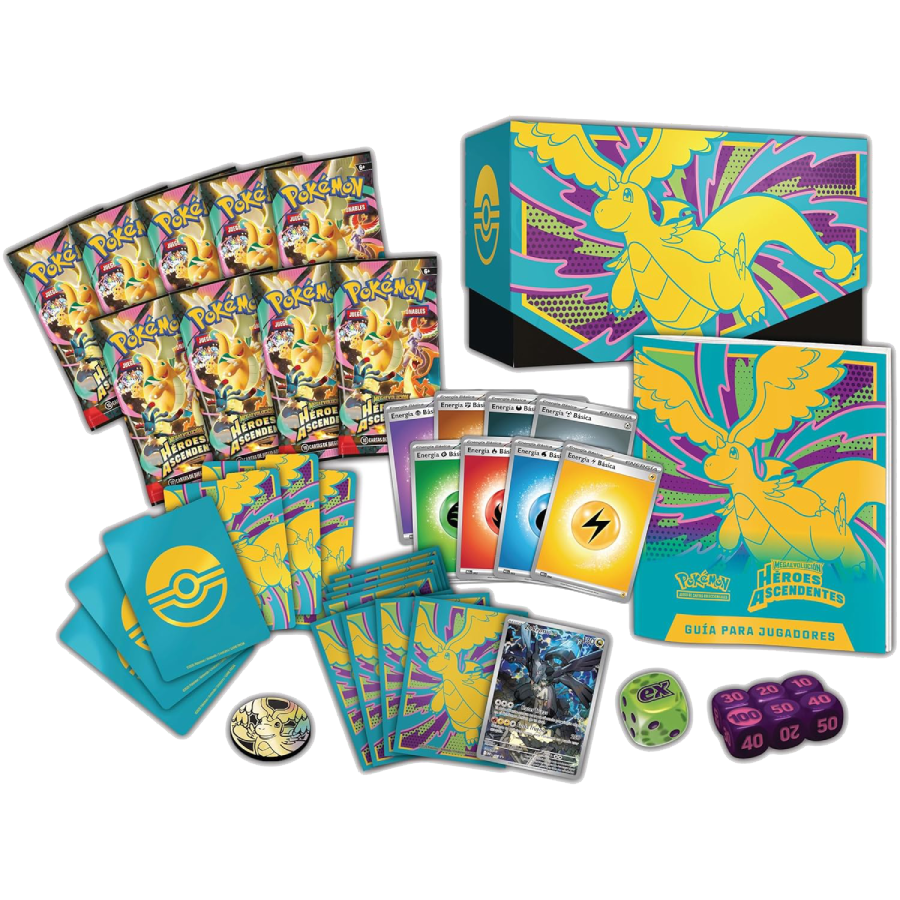 Elite Trainer Box Pokémon TCG Megaevolución Héroes Ascendentes | ETB Español