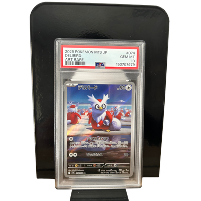 Pokémon Delibird 074/063 AR · Japonés · PSA 10