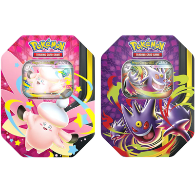 Pack Completo Latas Pokémon Mega Moonlit Gengar & Clefable ex (Inglés)
